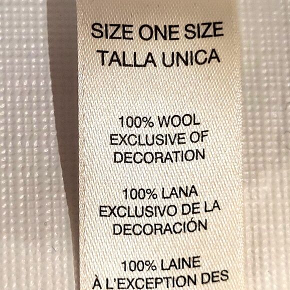 Chico's Woman's Classic Fedora Hat Dark Blue 100% Wool Tan & Gold Trim ~7.5 in - Picture 10 of 11